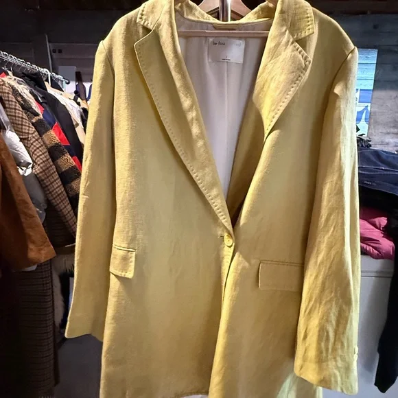 Aritzia Wilfred Le Fou Blazer - Yellow - L - Picture 2 of 5